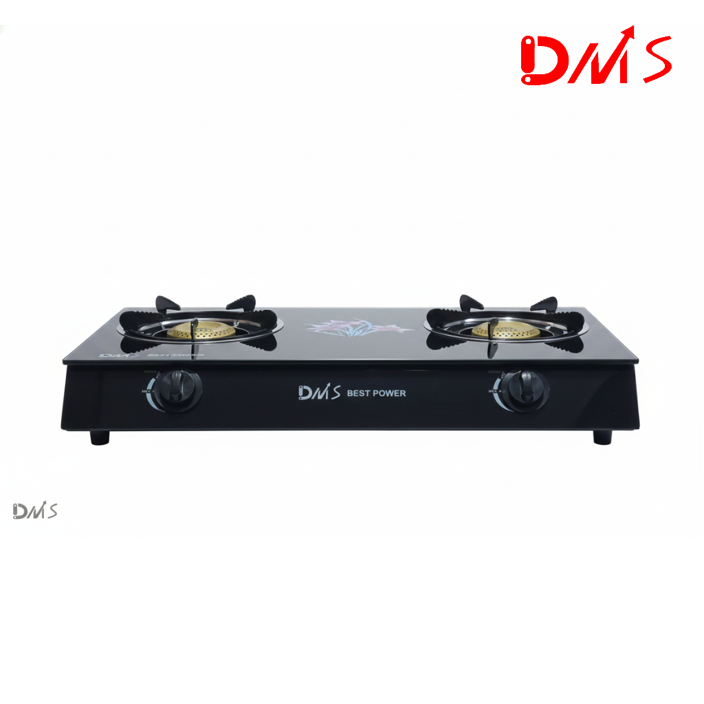 2 Burner Gas Cooker (Glass Top)